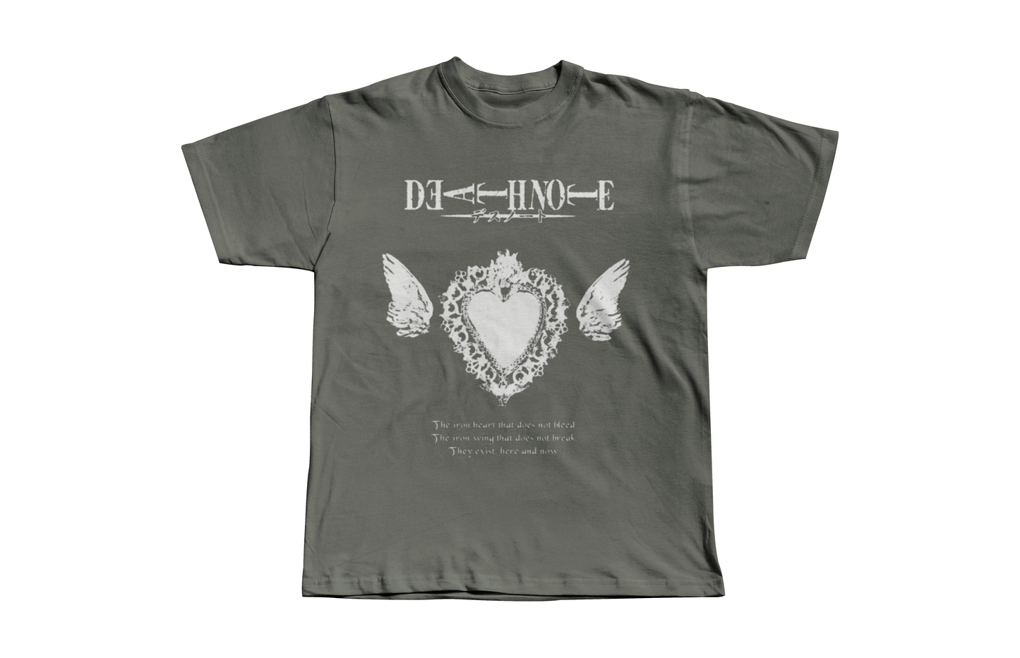 Death Note Iron Heart Heavyweight Boxy Tee