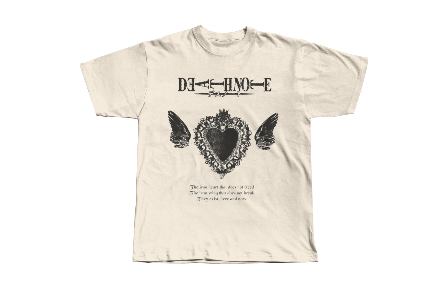 Death Note Iron Heart Heavyweight Boxy Tee