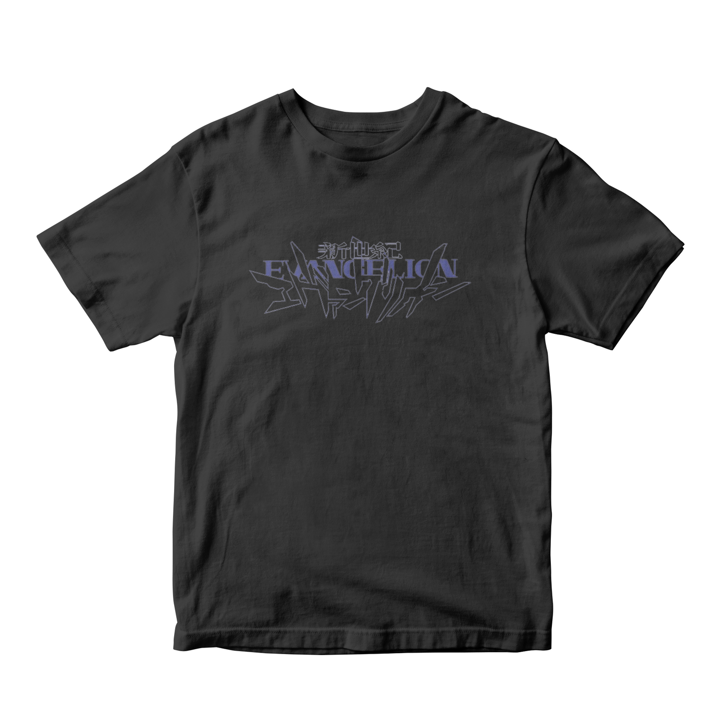 Neon Genesis Evangelion Japanese Logo Graphic Baby Tee