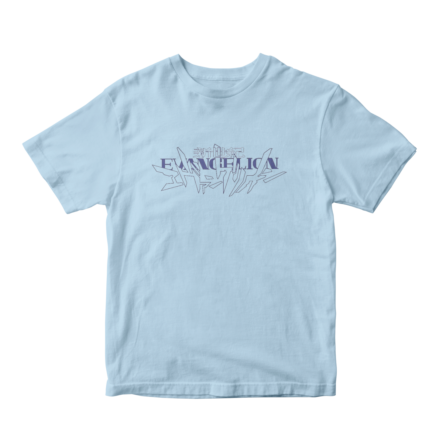 Neon Genesis Evangelion Japanese Logo Graphic Baby Tee