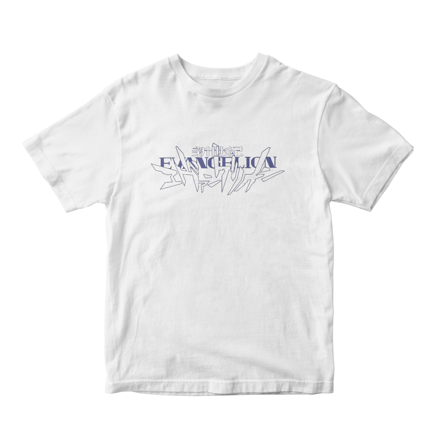 Neon Genesis Evangelion Japanese Logo Graphic Baby Tee