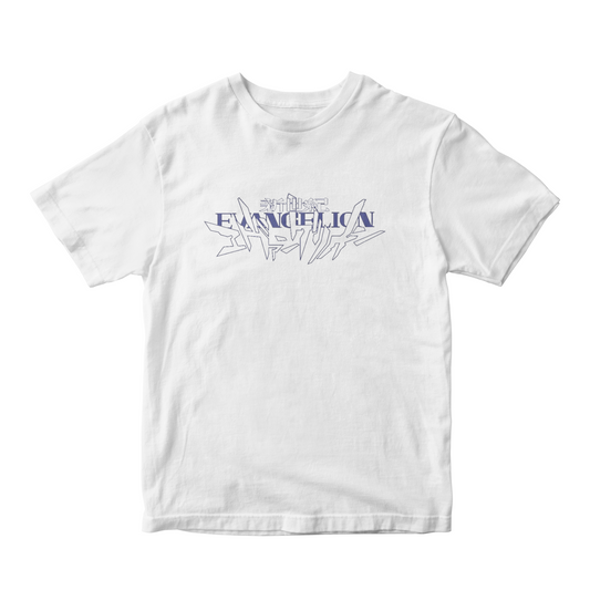 Neon Genesis Evangelion Japanese Logo Graphic Baby Tee