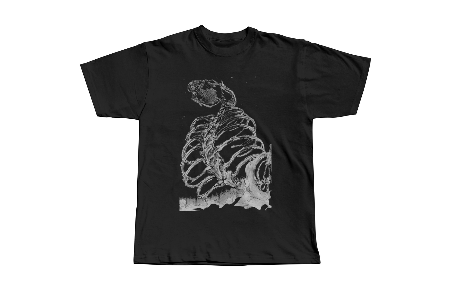 Attack on Titan Eren Titan Skeleton Heavyweight Boxy Tee