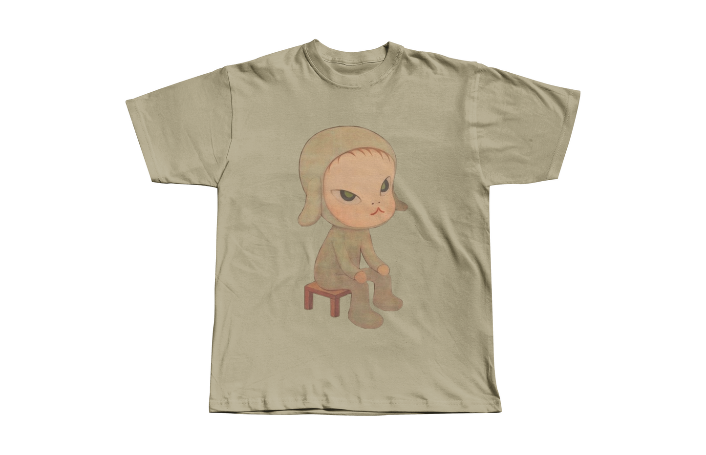 Yoshitomo Nara Sitting lamb Heavyweight Boxy Tee