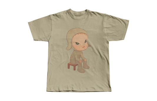 Yoshitomo Nara Sitting lamb Heavyweight Boxy Tee