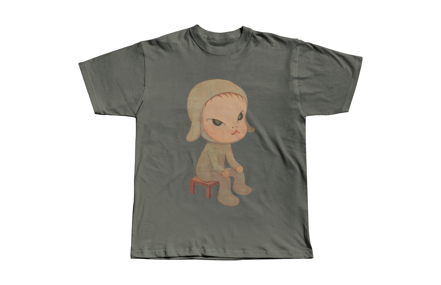 Yoshitomo Nara Sitting lamb Heavyweight Boxy Tee