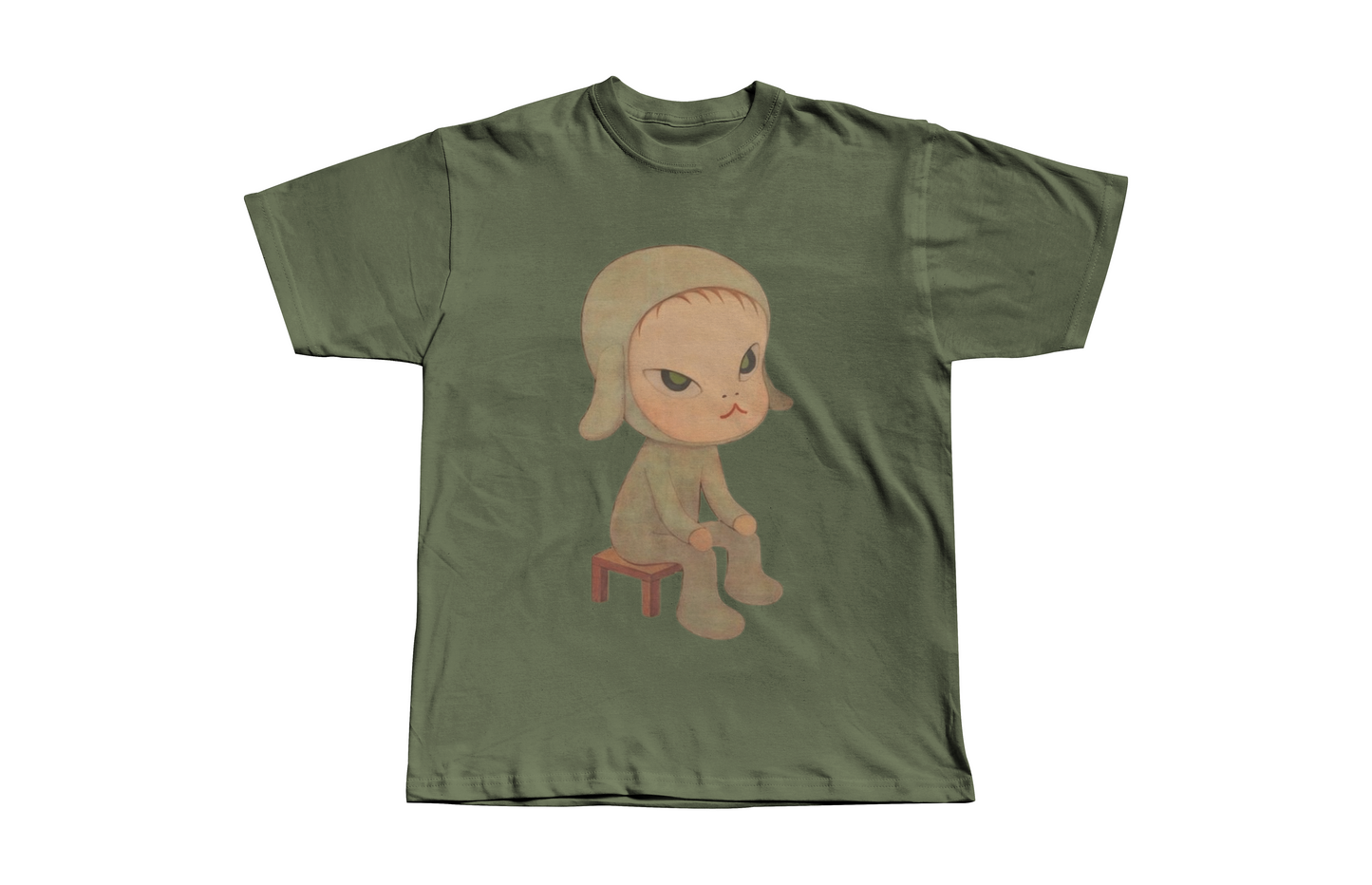 Yoshitomo Nara Sitting lamb Heavyweight Boxy Tee