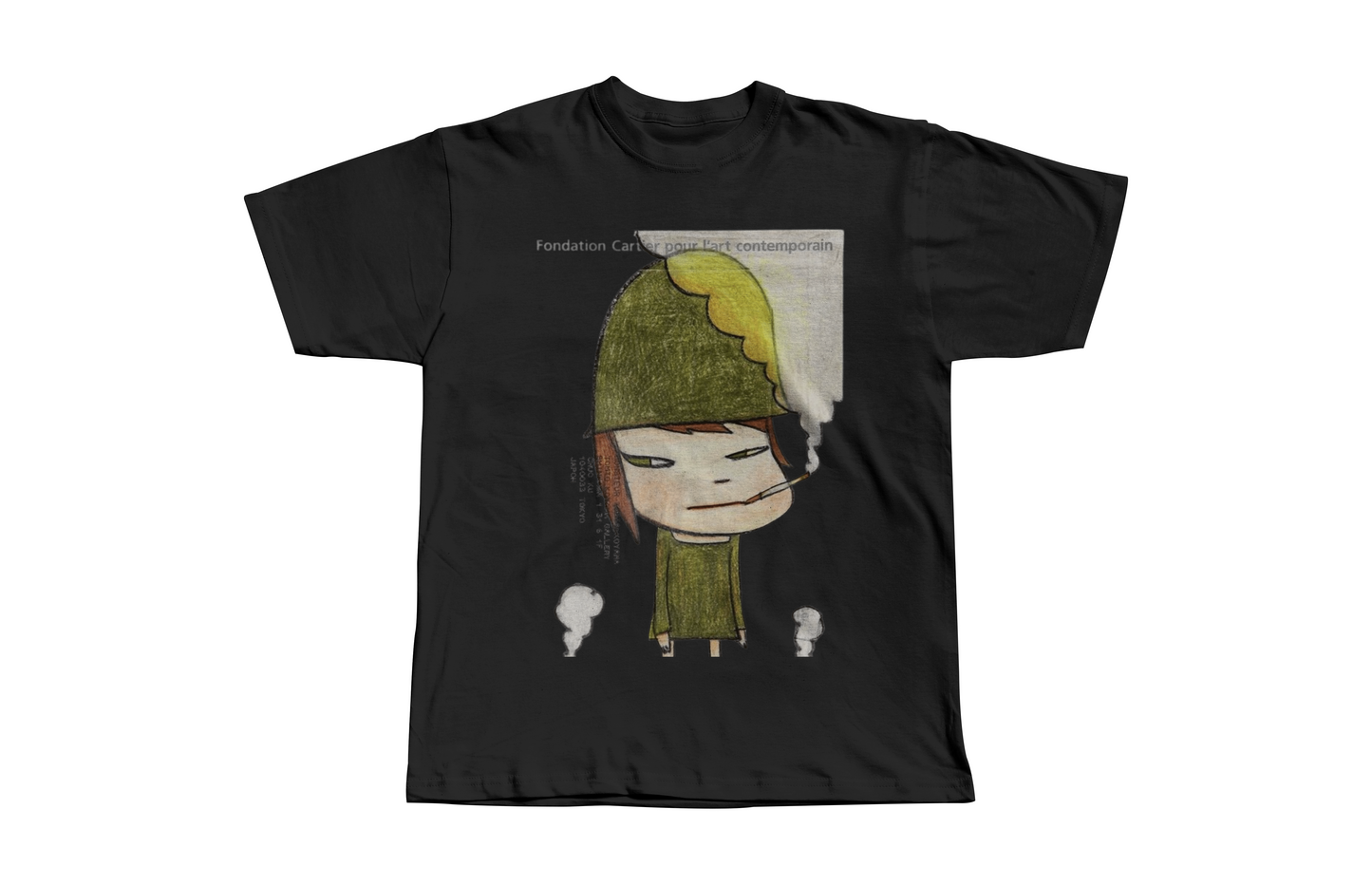 Yoshitomo Nara Military Girl Graphic Heavyweight Boxy Tee