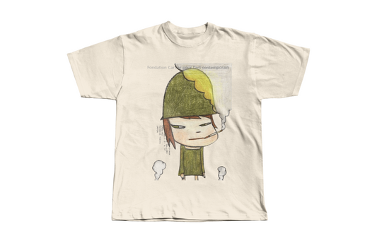 Yoshitomo Nara Military Girl Graphic Heavyweight Boxy Tee